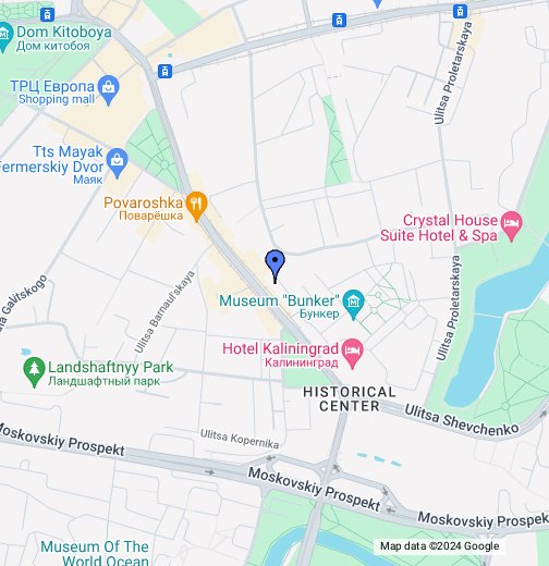 Гугл карты калининградская область