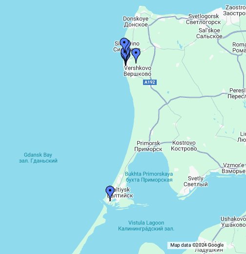 Гугл карты калининградская область