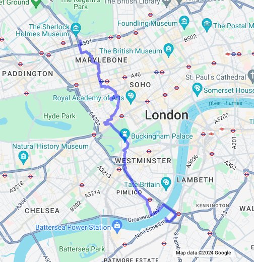 Secret London: Tyburn River Walk - Google My Maps