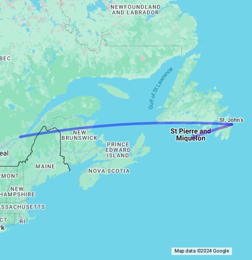 St. Pierre et Miquelon Google My Maps