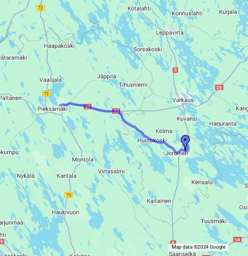 Reitti Kotkanpolulle Joroisissa - Google My Maps