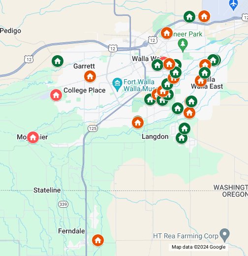 2022 Christmas Lights Map for Walla Walla Valley Google My Maps