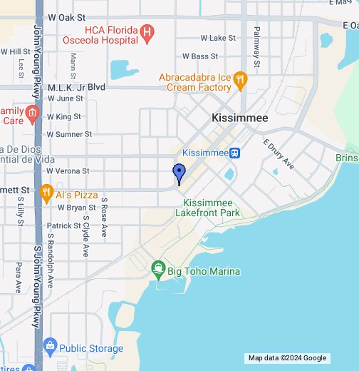 Map Of Orlando Kissimmee Area Kissimmee, Florida   Google My Maps