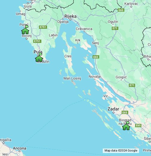 karta mora Karta Hrvatske Google My Maps karta mora
