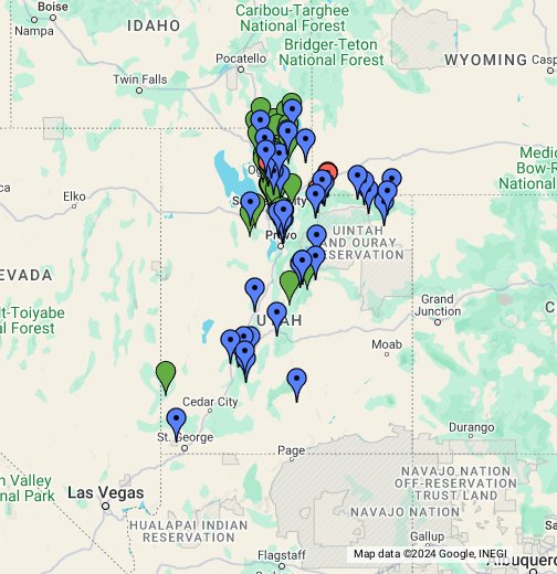 Bigfoot in Utah Google My Maps