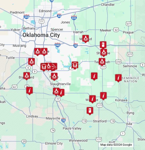 Pioneer Library System, Oklahoma - Google My Maps