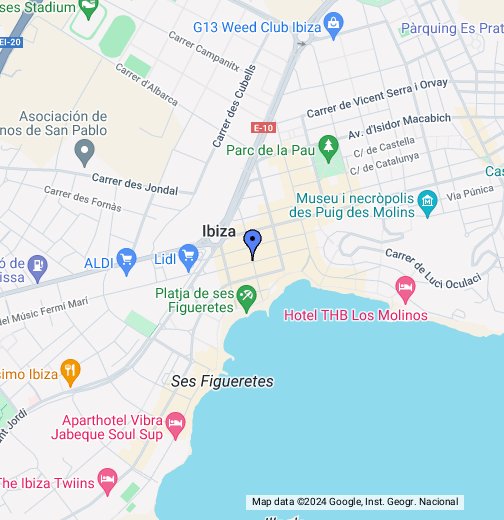 Figueretas, Ibiza - Google My Maps