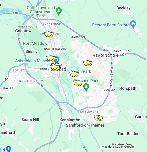 Oxford Theatres - Google My Maps