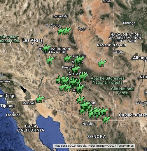 Arizona Google My Maps