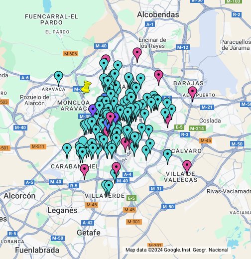 MAPA CINES DE MADRID - Google My Maps