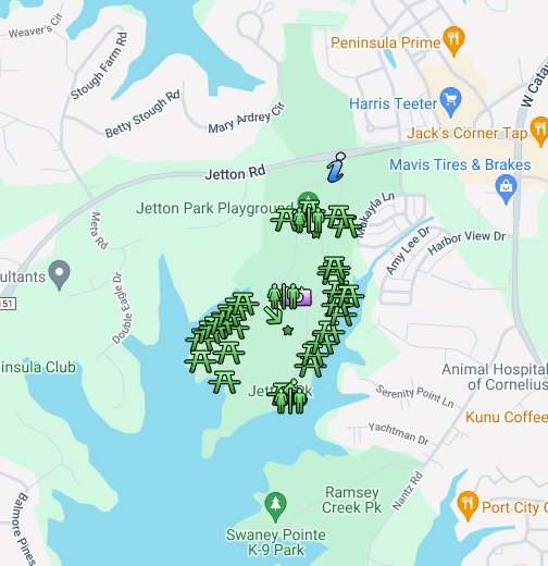 Jetton Park on Lake Norman - Google My Maps