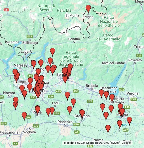 MONTHERM punti vendita Lombardia - Google My Maps