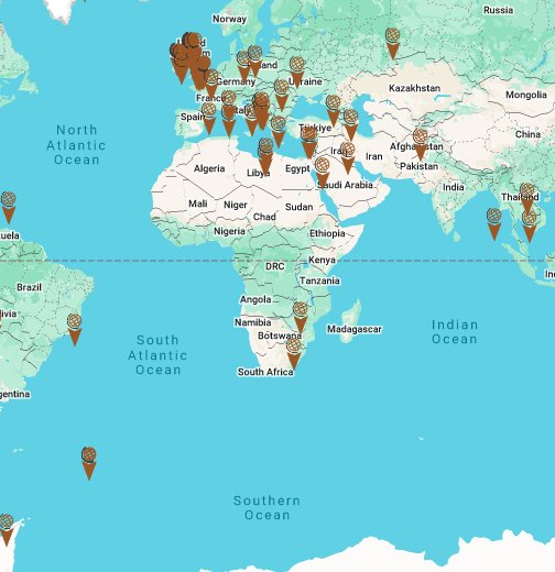 World Abandoned - Google My Maps