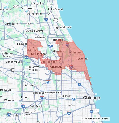IL 9th Congressional District Map - Google My Maps