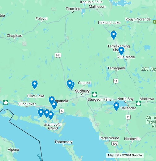 Long Weekend Ontario Road Trip! Google My Maps