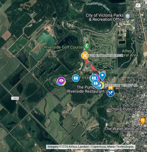 2023 Victoria Open (PDGA ATIER) Google My Maps
