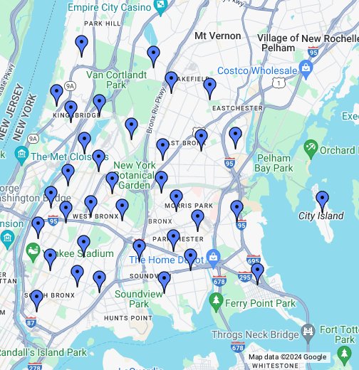 Bronx Google My Maps