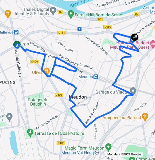 Meudon - Google My Maps