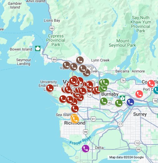 Payphones of Vancouver, B.C. - Google My Maps