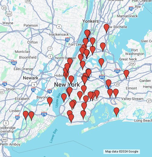 DSNY Garage Locations - Google My Maps