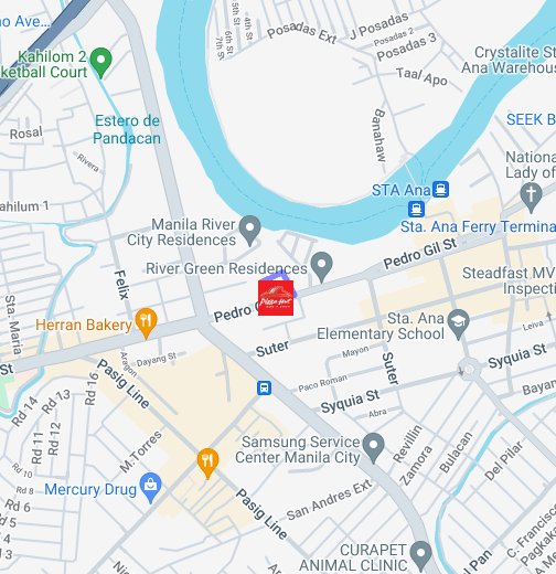 Pedro Gil Manila Map Manila - Sta. Ana - Google My Maps