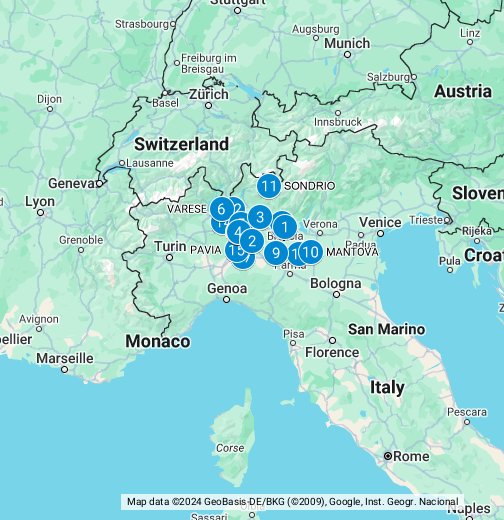 Mappa OCC della Lombardia - Google My Maps