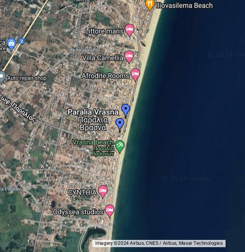 Vrasna Paralia - Google My Maps