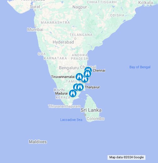 Temples of Tamil Nadu - Google My Maps