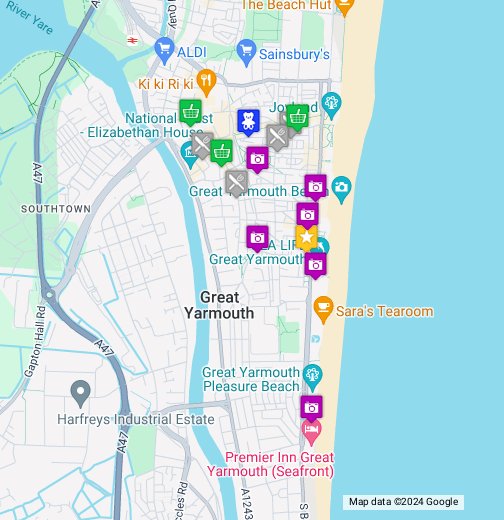 tourist map great yarmouth