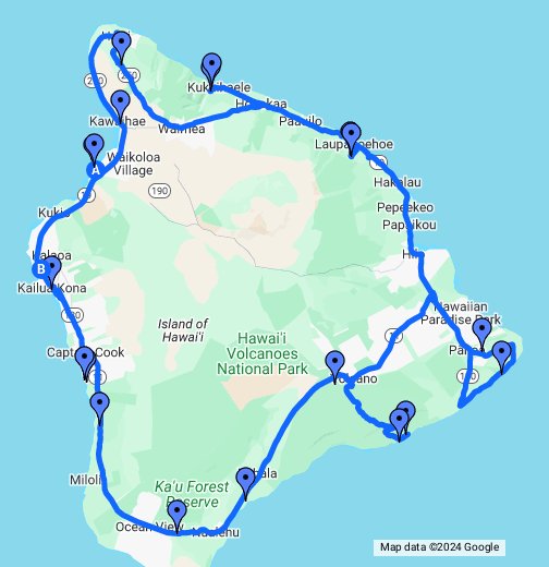 Hawaii Google My Maps