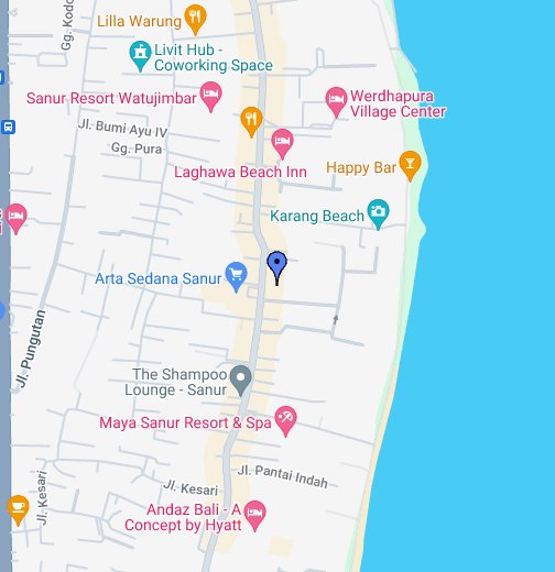 Bali, Indonesia - Google My Maps
