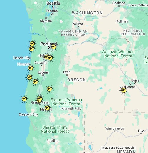 Oregon RV Parks - Google My Maps