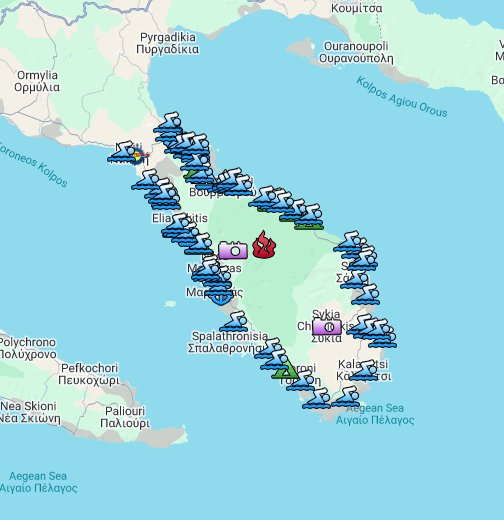 harta greciei google maps Sithonia map   Google My Maps