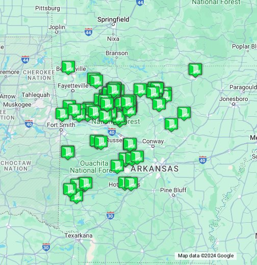 Map Of Waterfalls In Arkansas Verjaardag Vrouw 2020
