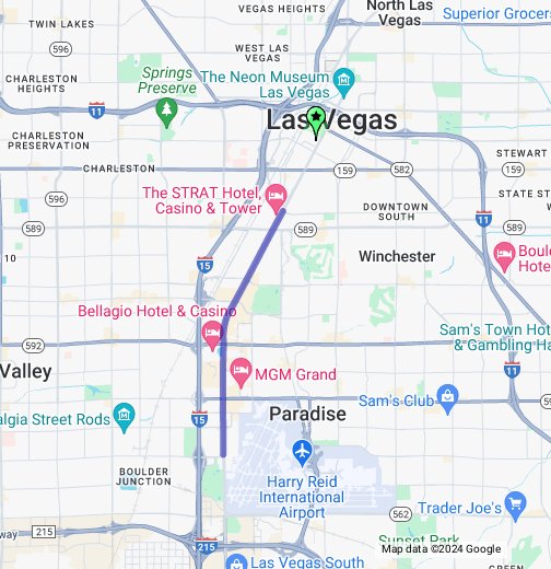 Google Map Of Las Vegas World Map
