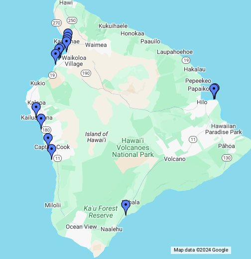 Best Snorkeling Spots on the Big Island Google My Maps