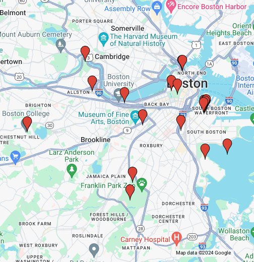 Boston 2024 Olympics Google My Maps