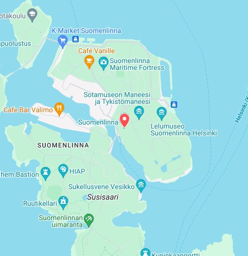 Suomenlinna fortress - Google My Maps