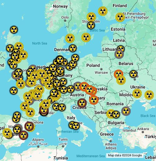 AKWs in EUROPA - Google My Maps