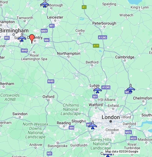 University of Warwick (Airports) Google My Maps