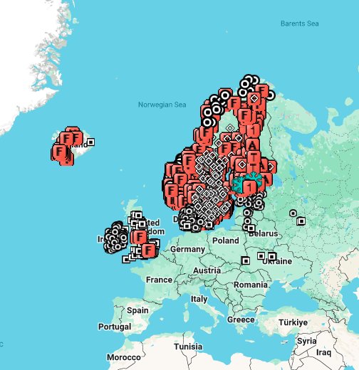 Sähköautojen latauspisteet ja -asemat Suomessa - Google My Maps