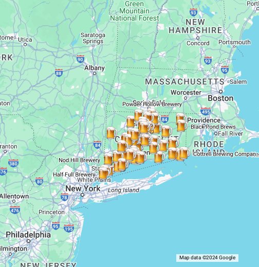 CT Breweries - Google My Maps