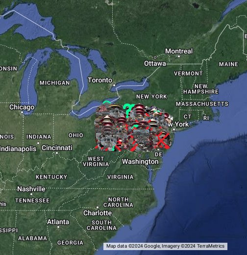 Pennsylvania siren map - Google My Maps