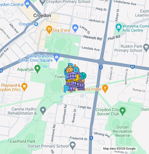 Swinburne University of Technology, Croydon campus Google My Maps