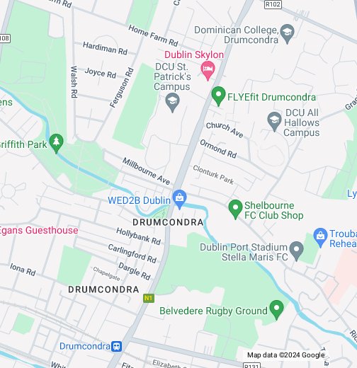 ESMO Academy 2022 Dublin Google My Maps