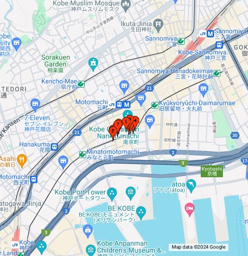 神戸 南京町食べ歩きマップ Google My Maps