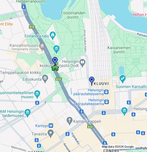 Holiday Inn Helsinki City Centre - Google My Maps