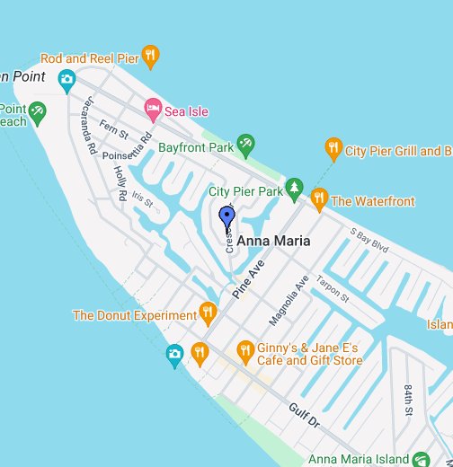 Street Map Of Anna Maria Island Anna Maria Island - Google My Maps