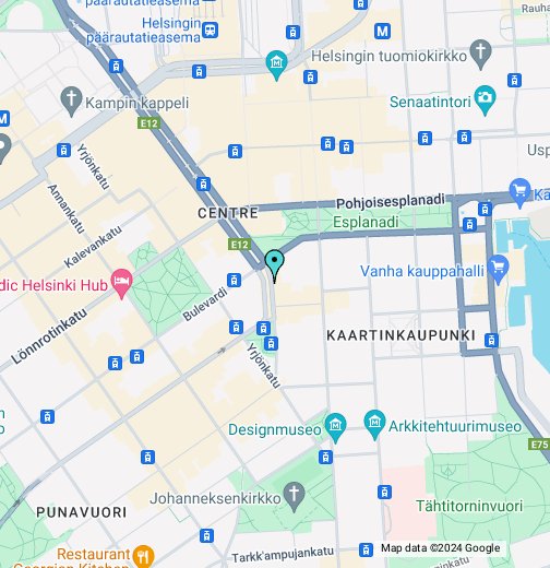 Kontoret Erottaja - Google My Maps