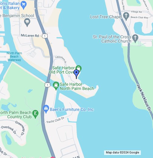 google maps yacht club